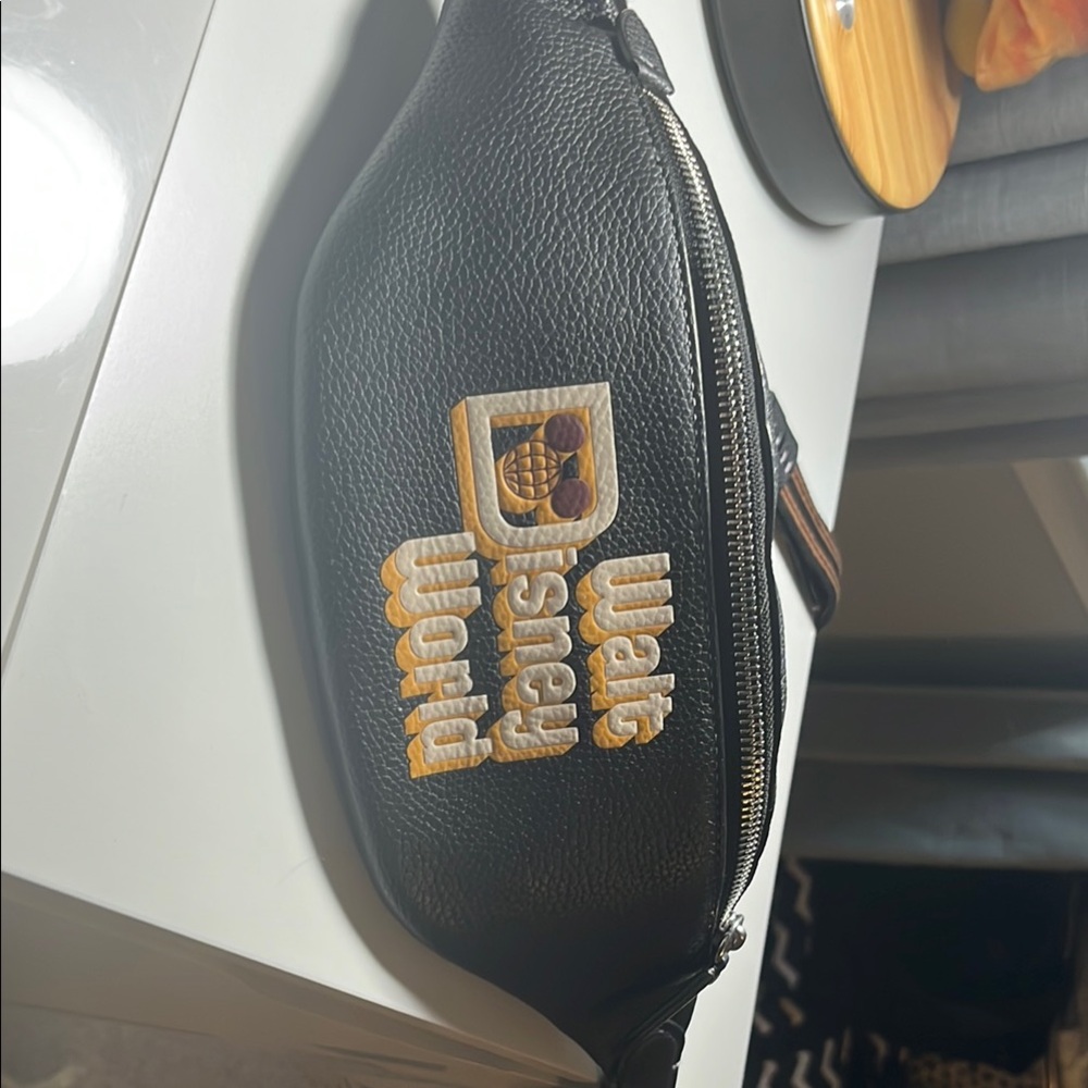 Coach Black Belt Bag - Walt Disney World